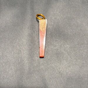 Gold and Orange Pendant (handmade)